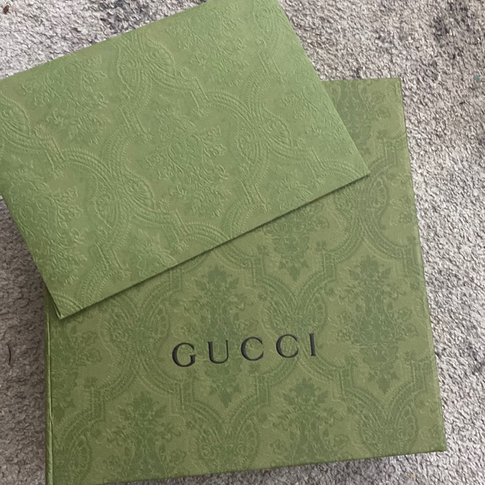 Authentic Gucci Belt Box and Bag